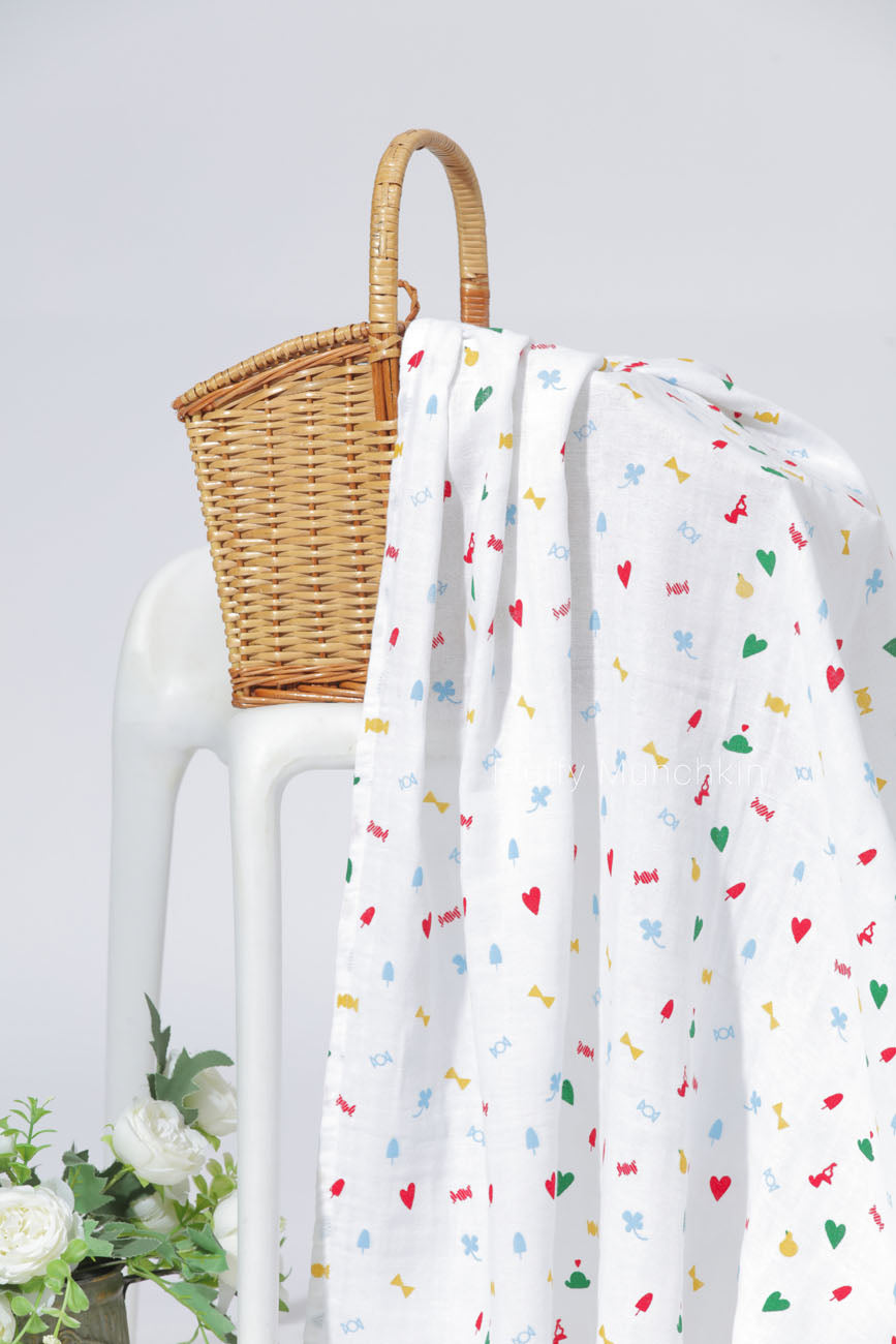 Muslin Swaddle - Candy_s Love